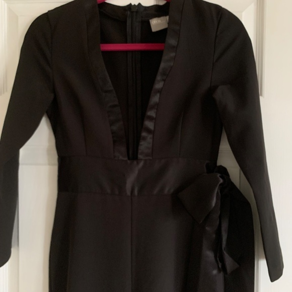 NWOT never worn ASOS Low Cut Tuxedo Style Jumpsuit, Size 2 - Picture 2 of 9